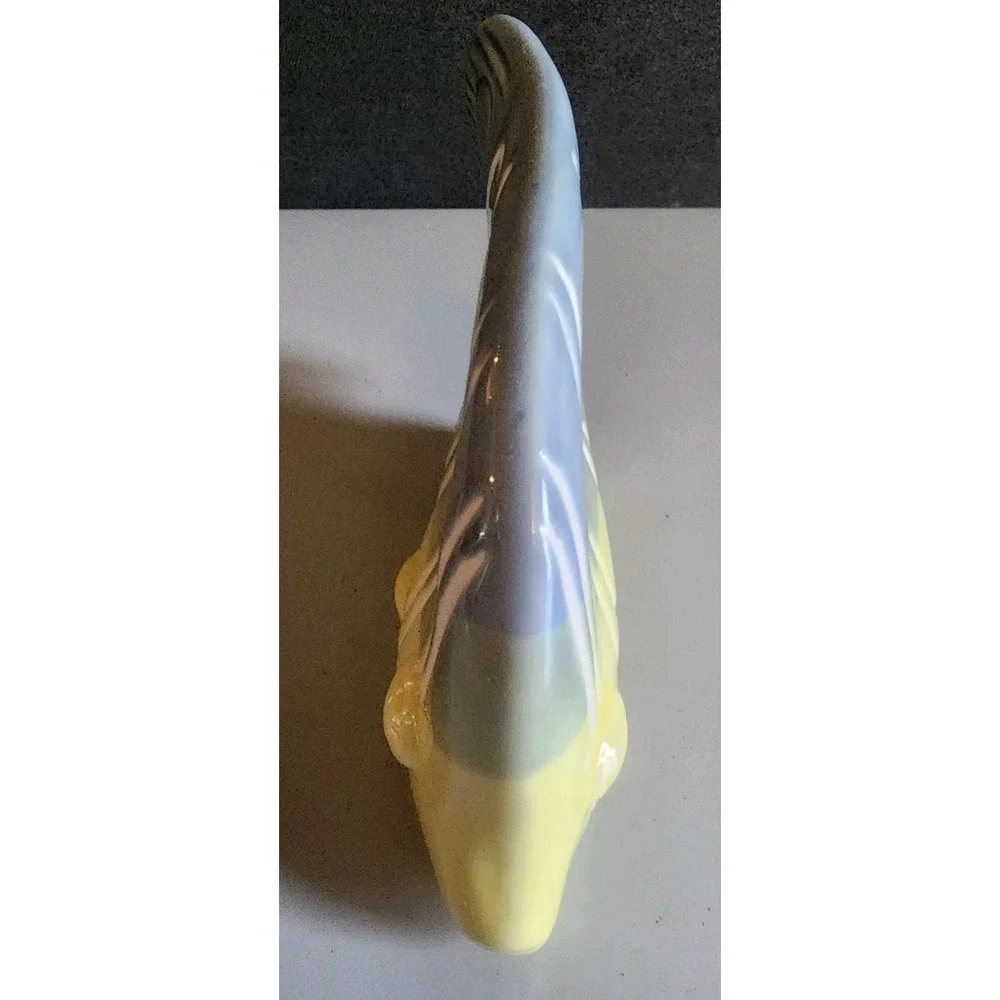 Vintage Ceramic Angel Fish Figurine Sculpture Beach House Nautical Decor